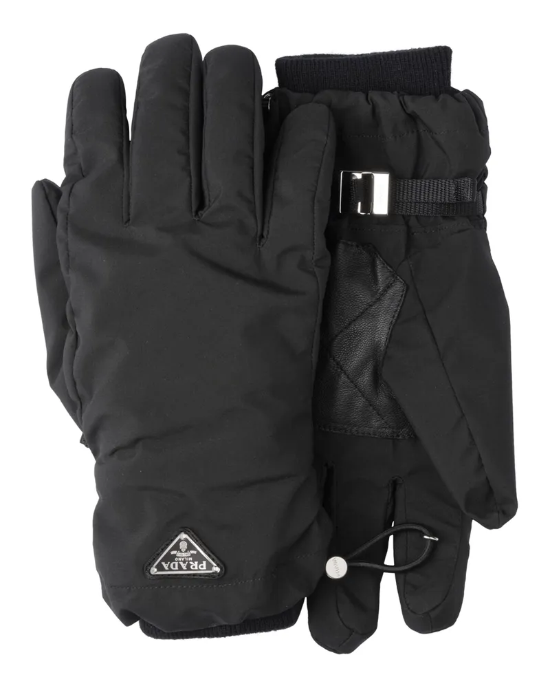 Prada Re-nylon-handschuhe, Herren, Schwarz, Größe 8,5 Schwarz