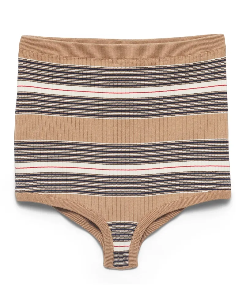 Prada Baumwollshorts, Damen, Kamelbraun, Größe Kamelbraun