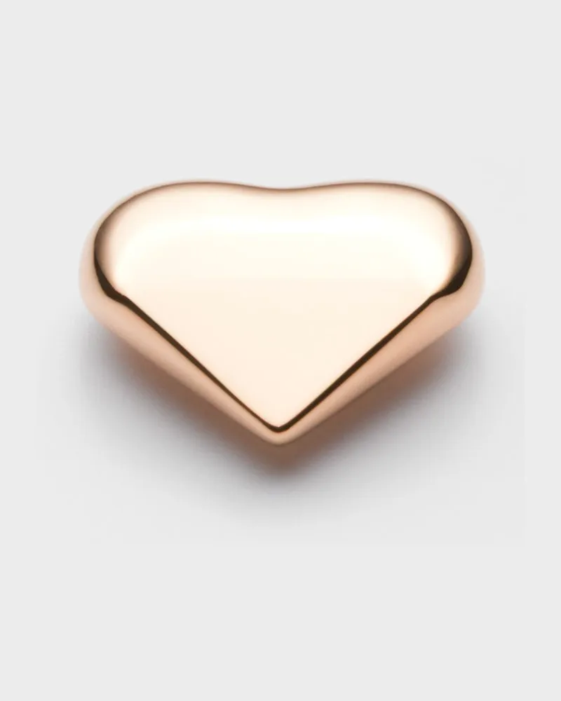 Prada Eternal Gold Einzel-Ohrring mit Nano-Herz – Roségold Roségold