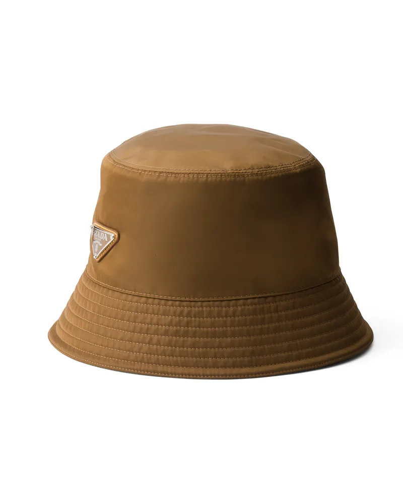 Prada Fischerhut Aus Re-nylon, Herren, Korkbeige, Größe Korkbeige