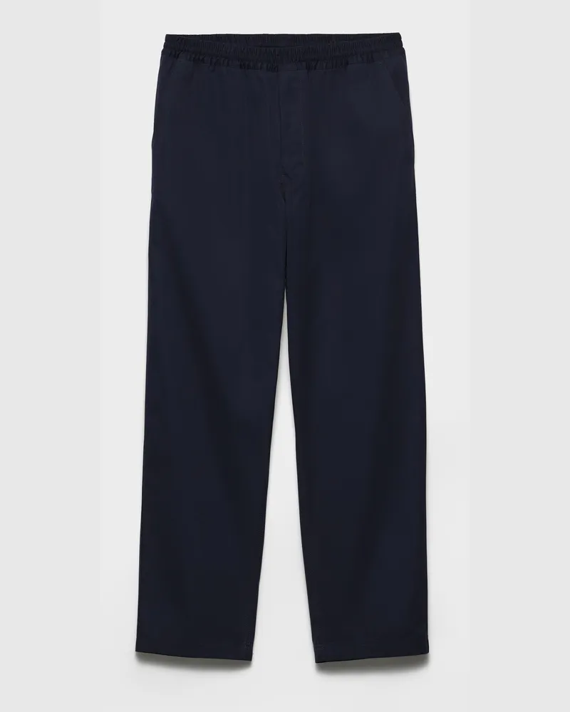 Prada Hose aus Baumwolle Blau
