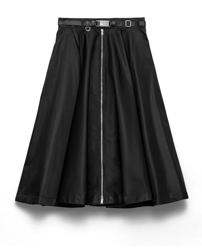 Prada Re-nylon Skirt, Damen, Schwarz, Größe Schwarz