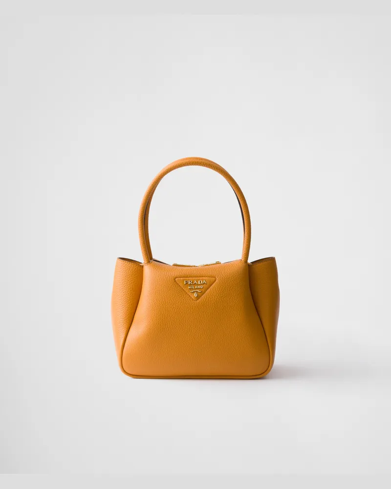 Prada Kleine Tasche aus Leder Amber