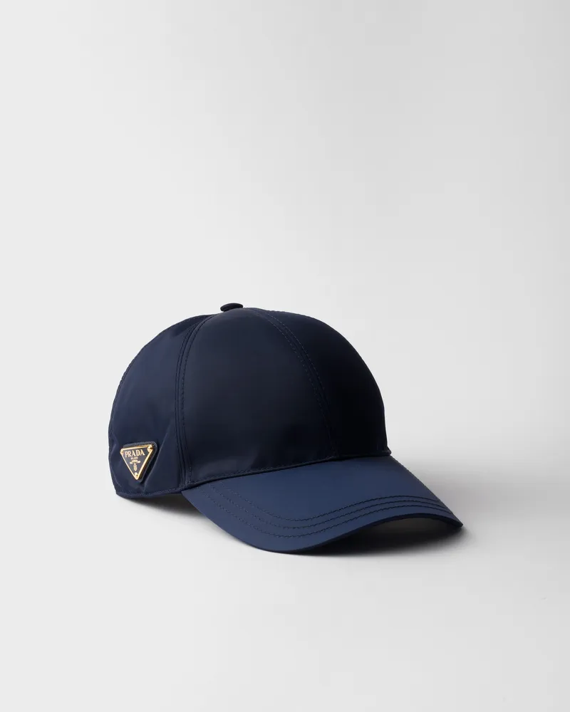 Prada Baseballkappe aus Re-Nylon Ostseeblau