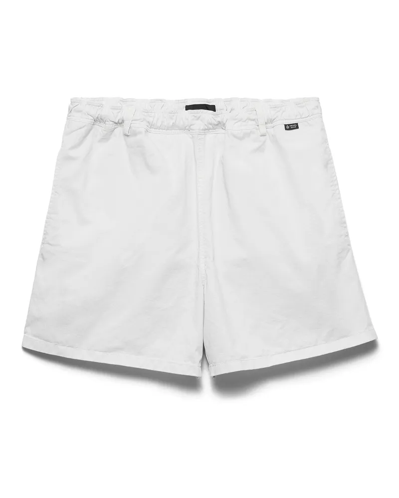 Prada Twill-badehose, Herren, Eis, Größe Eis