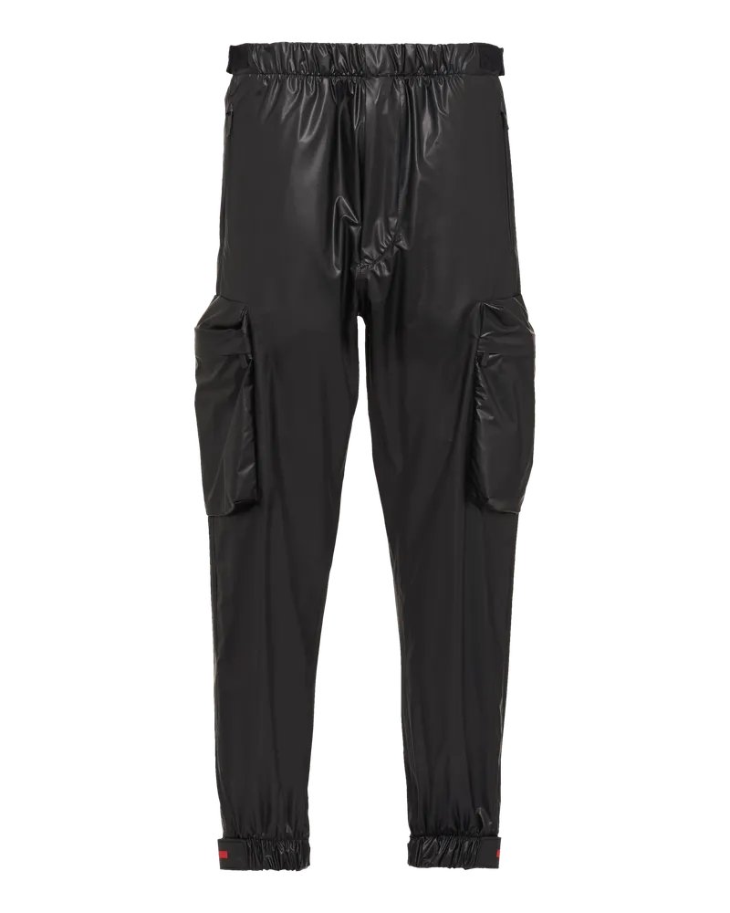 Prada Cargohose aus Light Re-Nylon Schwarz