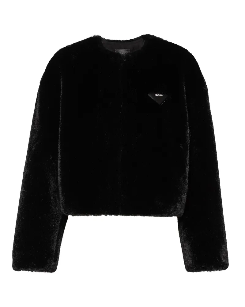 Prada Aspen Jacke, Damen, Schwarz, Größe Schwarz