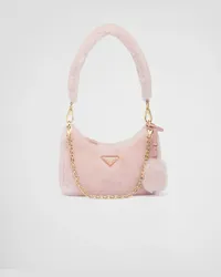 Prada Mini Bag aus Lammfell Orchideenrosa