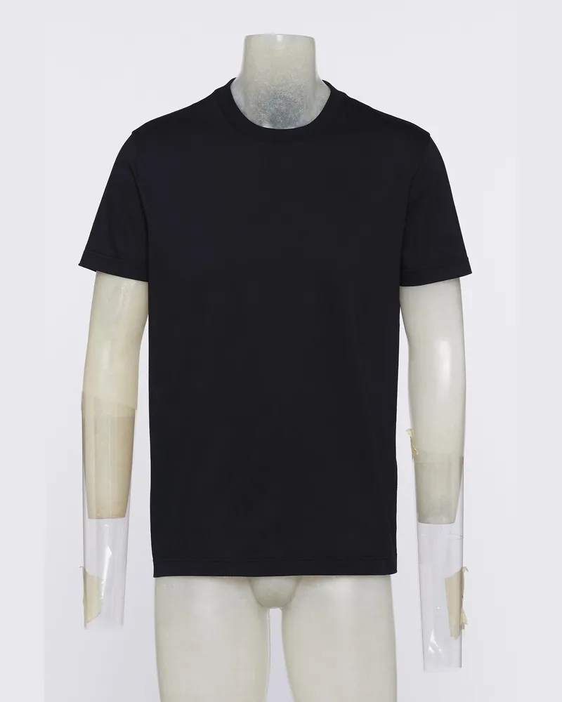 Prada T-shirt Aus Baumwolle - 3er-pack, Herren, Schwarz, Größe Schwarz