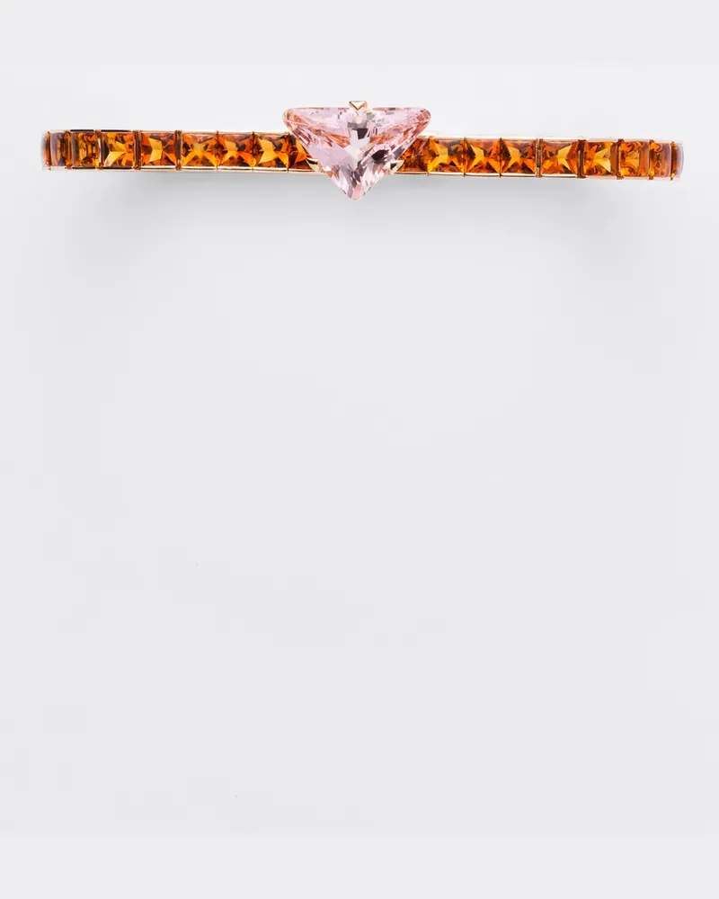 Prada Couleur Vivante Armband - Roségold mit Morganit und Citrin Gold
