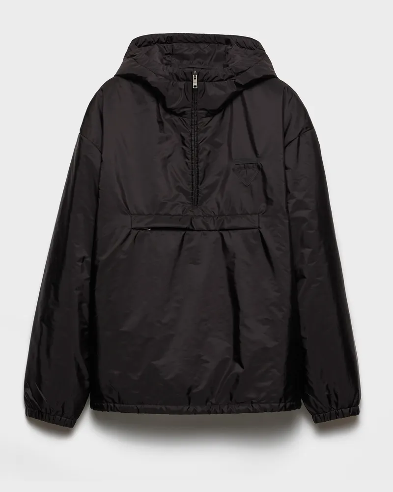 Prada Jacke aus Re-Nylon Schwarz
