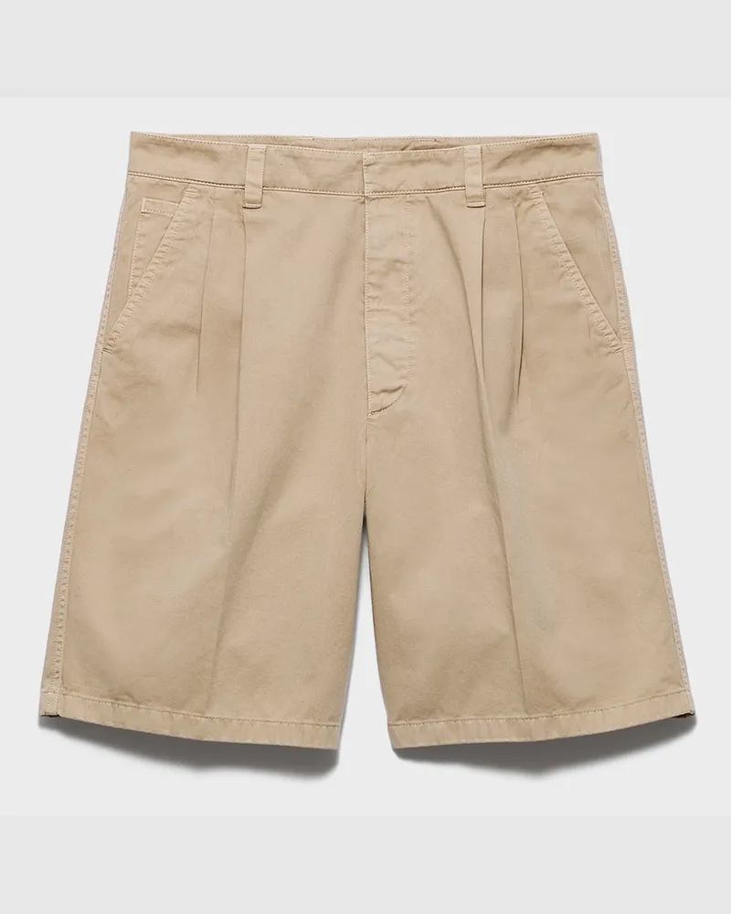 Prada Bermudas aus Baumwolle Kordel