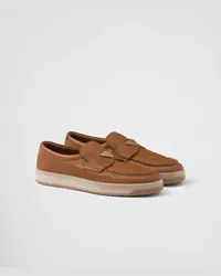 Prada Loafer aus Nappa-Leder Karamell