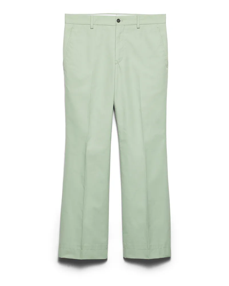 Prada Hose Aus Popeline, Herren, Aquamarin, Größe Aquamarin