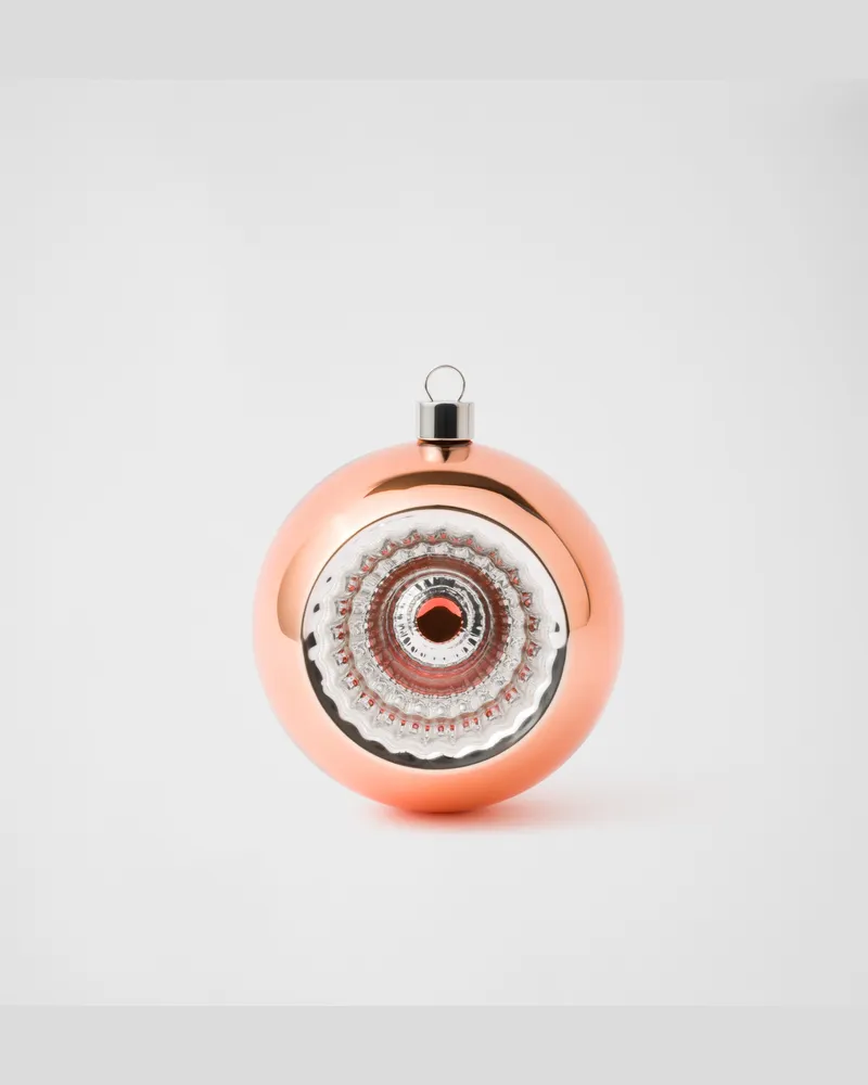 Prada Weihnachtsschmuck aus Glas Alabasterrosa