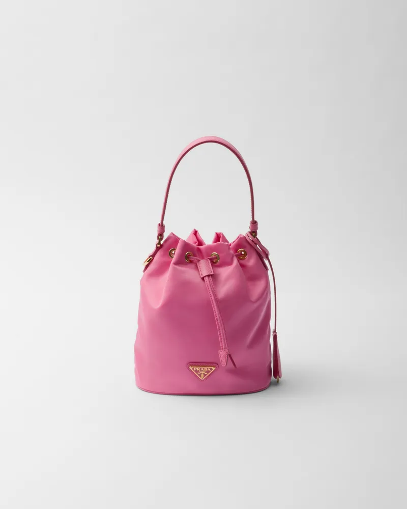 Prada Re-Edition 1978 Mini Bag aus Re-Nylon Begonienrosa