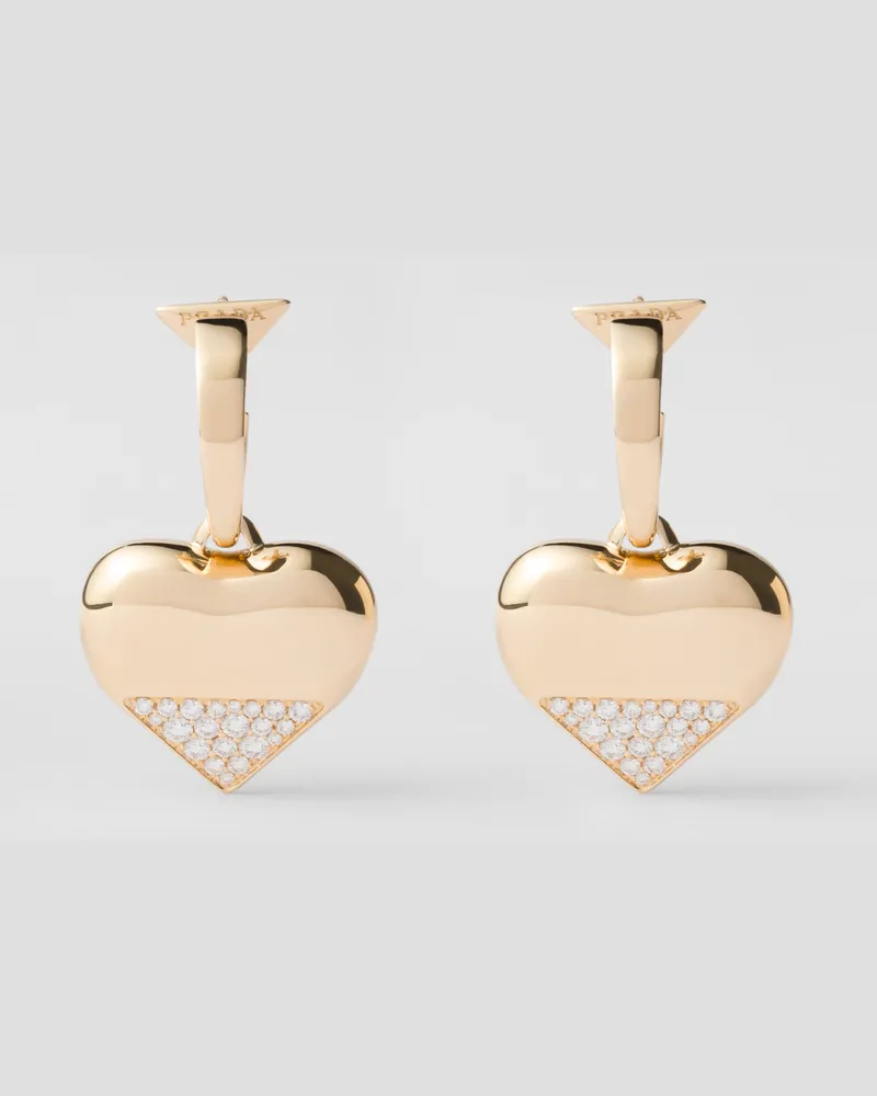 Prada Eternal Gold Ohrhänger – Gelbgold und Diamanten Gold