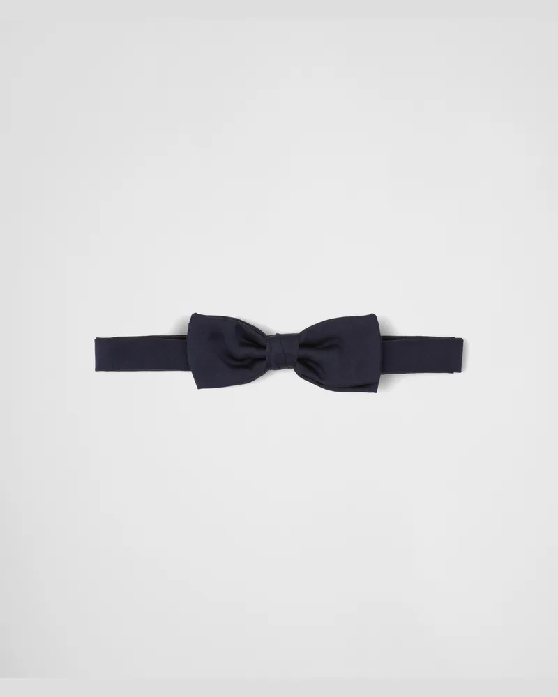 Prada Fliege aus Satin Blau