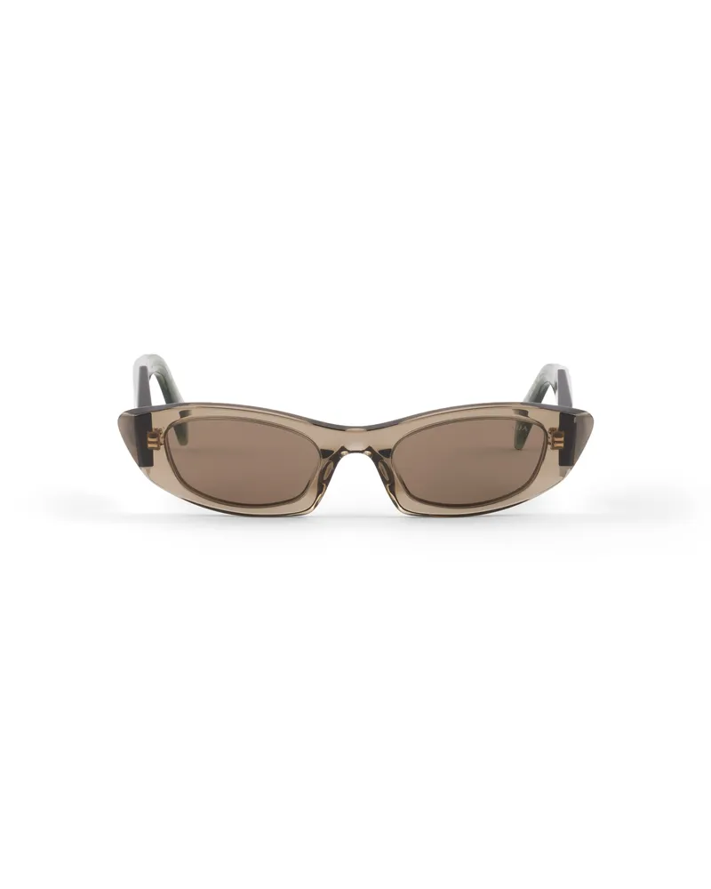 Prada Symbole Sonnenbrille, Damen, Linsenfarbe Erde Linsenfarbe