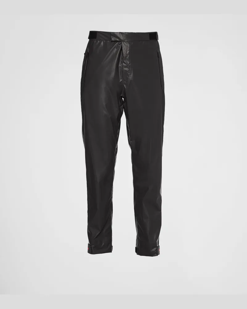 Prada Technische Hose aus Light Re-Nylon Schwarz