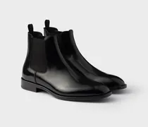 Chelsea Boots aus gebürstetem Leder