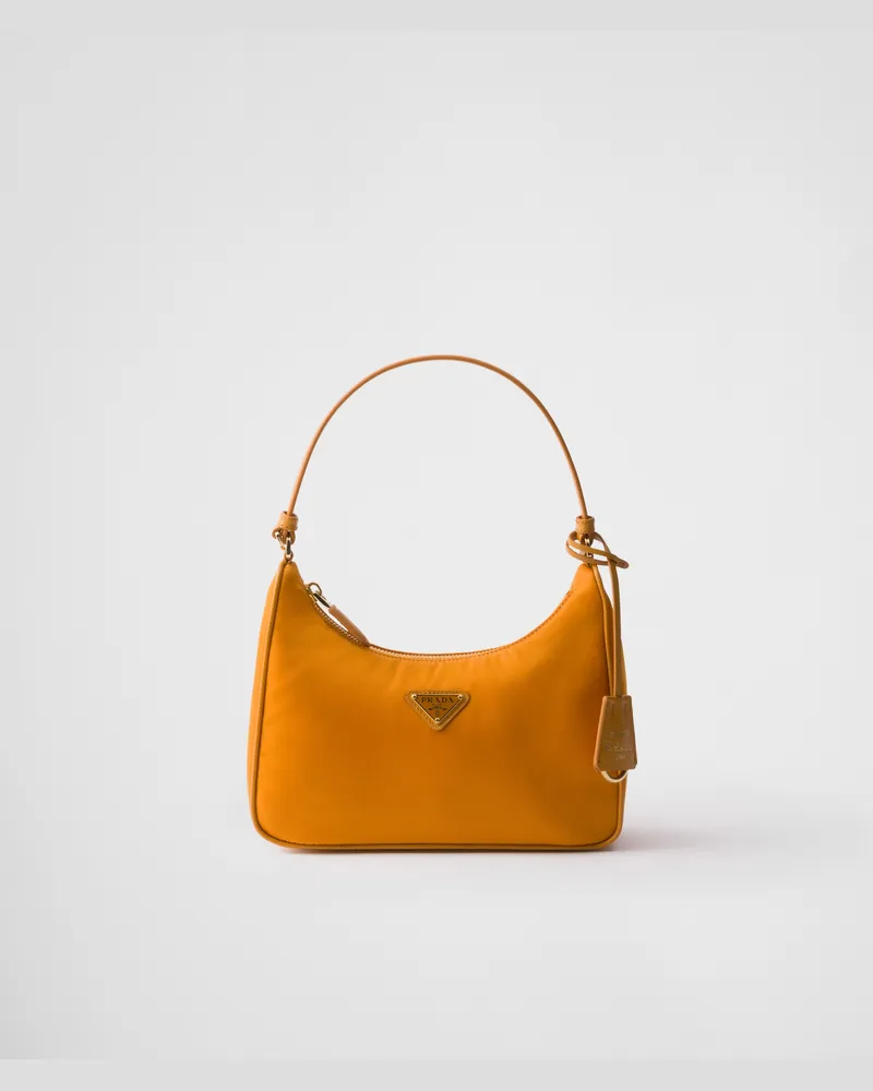 Prada Re-Edition 2005 Mini Bag aus Re-Nylon Amber