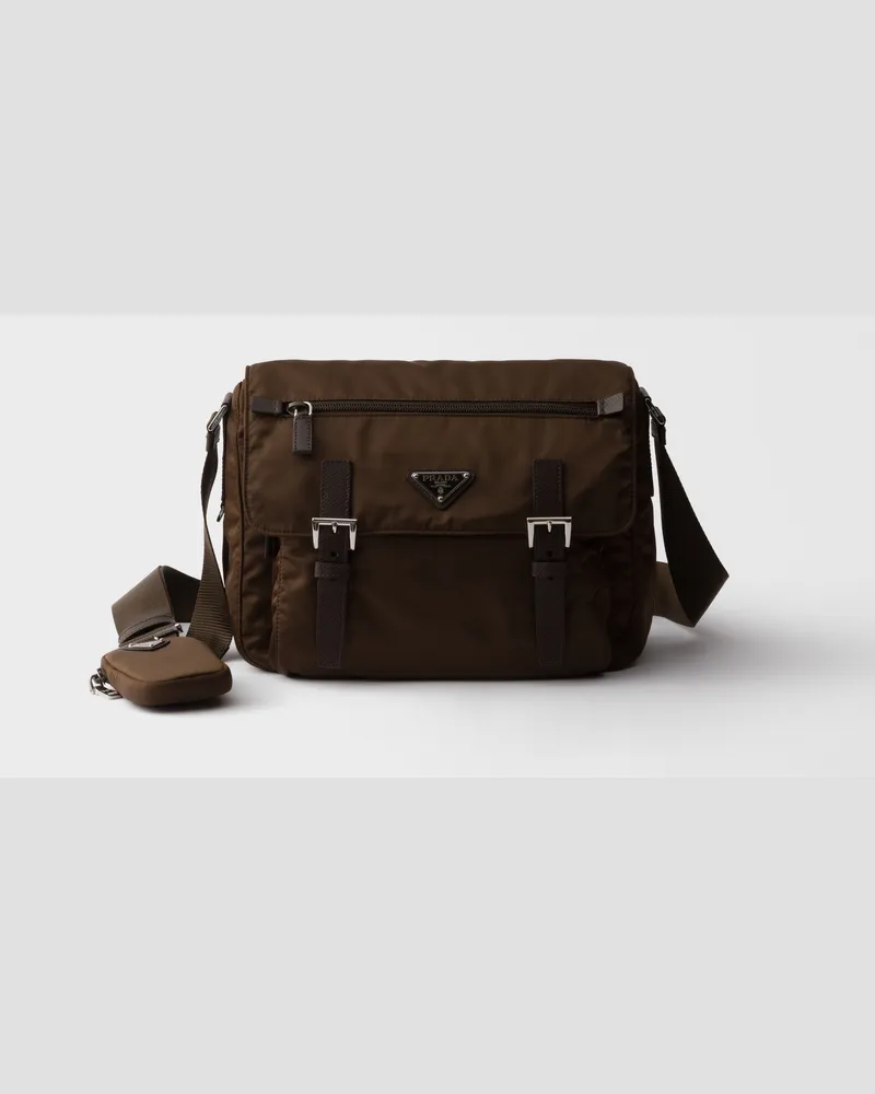 Prada Schultertasche aus Re-Nylon Sienna