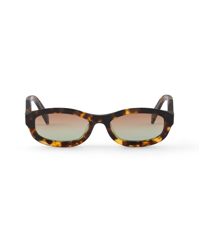 Prada Sunglasses With  Logo, Damen, Linsenfarbe Eiche Linsenfarbe