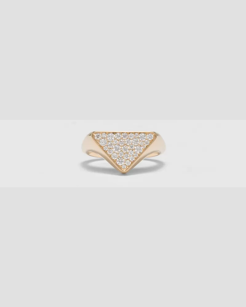 Prada Eternal Gold Ring aus Gelbgold mit Diamanten Gold