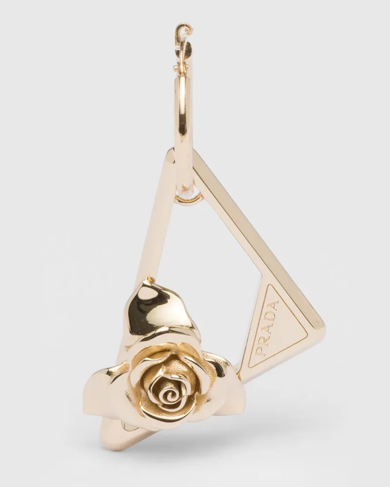 Prada Ohrringe aus Metall Gold