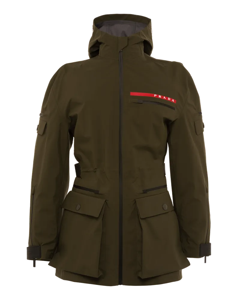 Prada Jacke aus GORE-TEX PRO Militärgrün