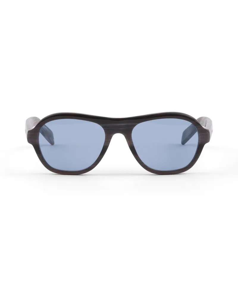 Prada Eyewear Collection Sonnenbrille, Herren, Ultramarin Gläser Ultramarin