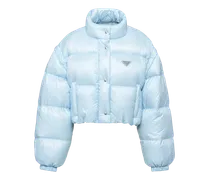 Kurze wandelbare Daunenjacke aus Re-Nylon