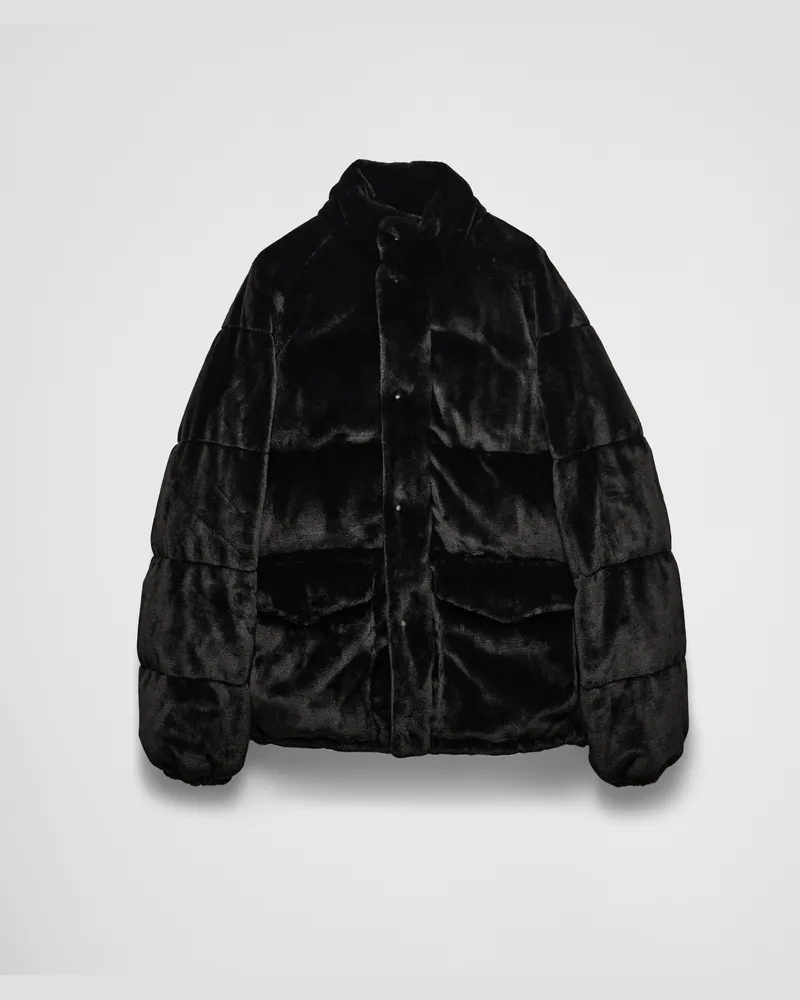 Prada Aspen Daunenjacke Schwarz