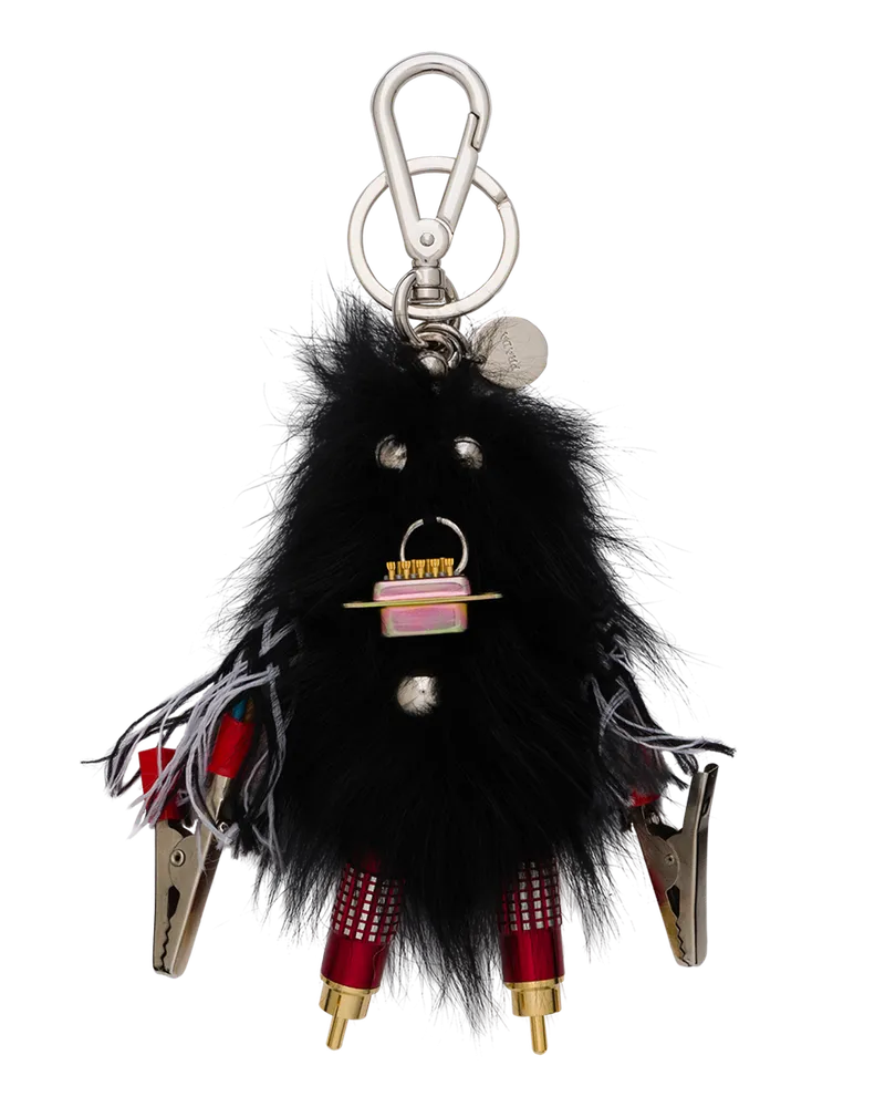 Prada Schlüsselanhänger Rufus Schwarz