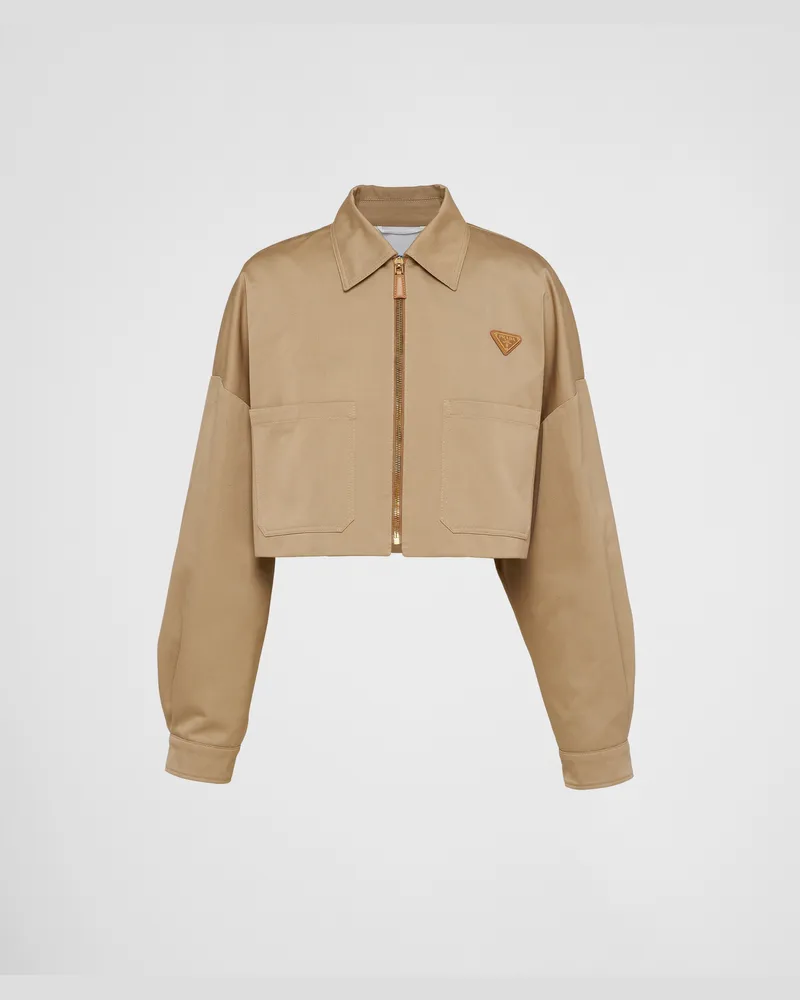 Prada Chino-Blousonjacke Kordel