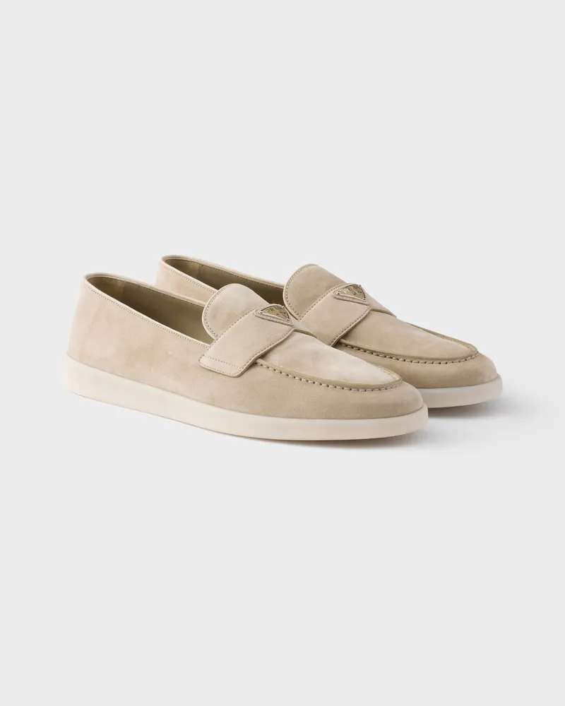 Prada Loafer aus Wildleder Desert