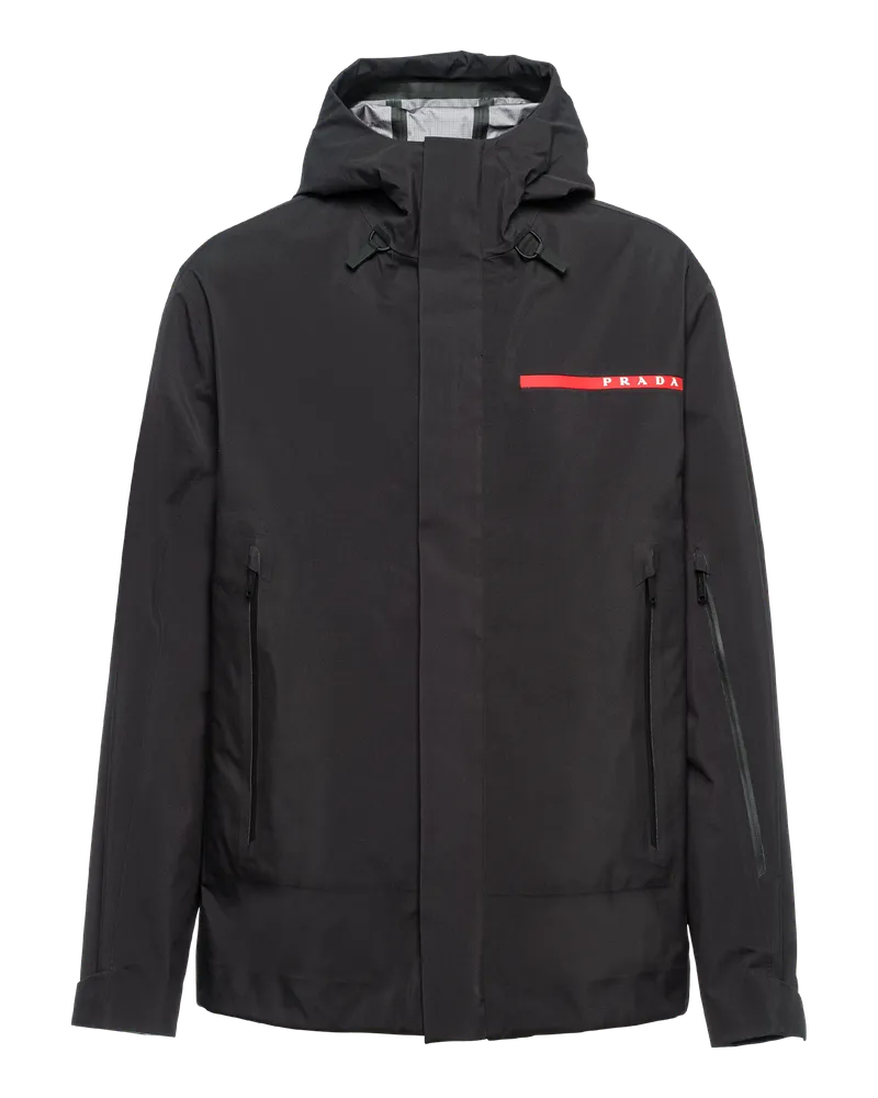 Prada Windbreaker aus Extreme-Tex Schwarz