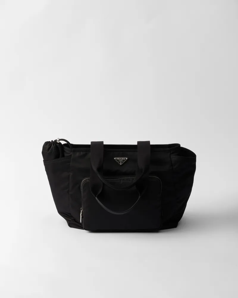 Prada Wickeltasche aus Re-Nylon Schwarz