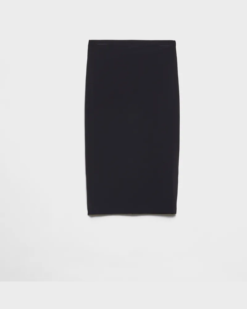 Prada Elastischer Unterrock Schwarz