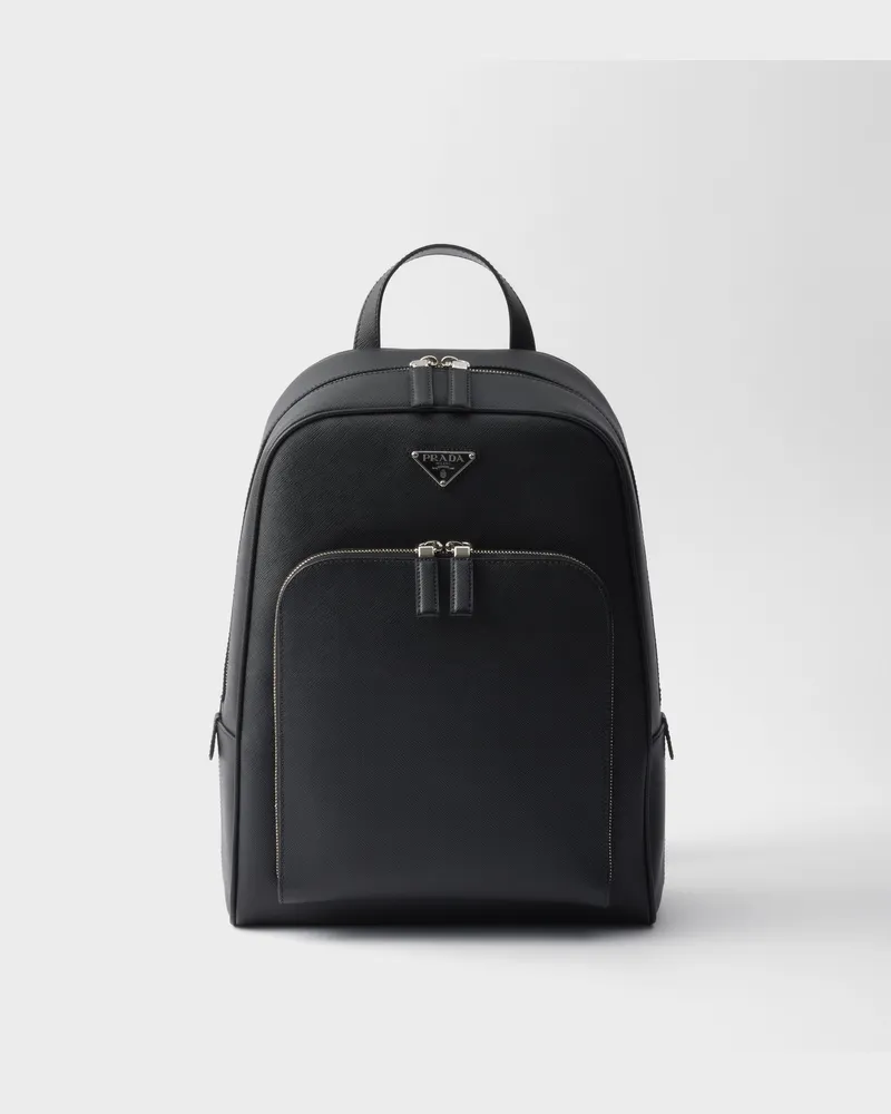Prada Rucksack aus Saffiano Schwarz