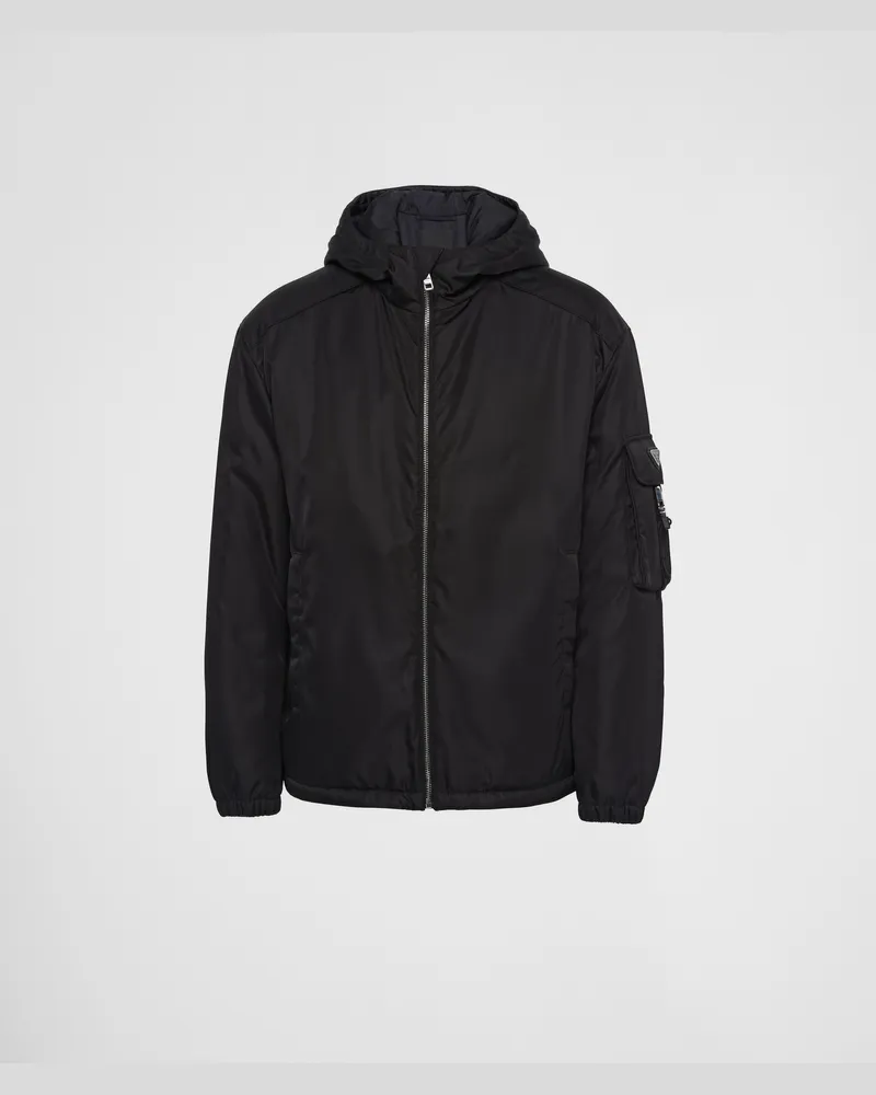 Prada Blousonjacke aus Re-Nylon Schwarz