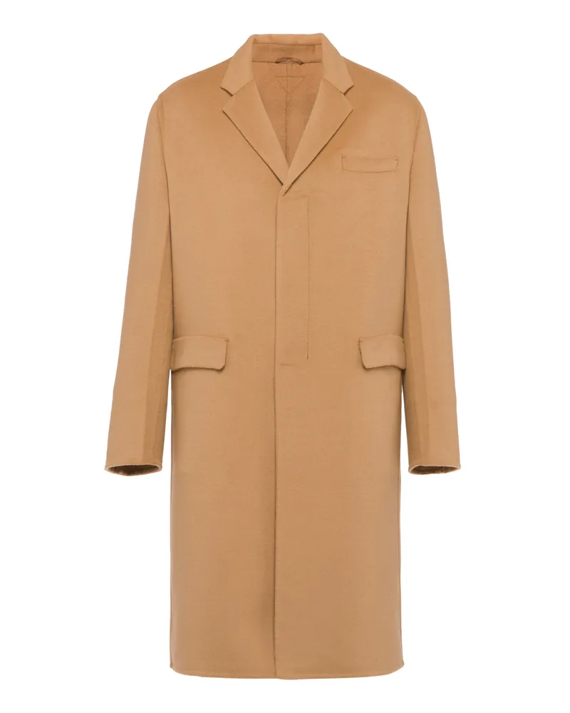 Prada Mantel Aus Doppel-kaschmir, Herren, Kamelbraun, Größe Kamelbraun