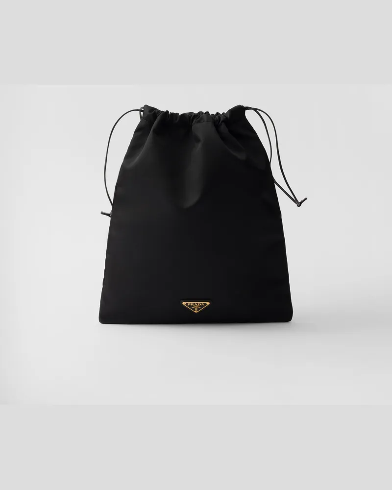Prada Pouch aus Re-Nylon Schwarz