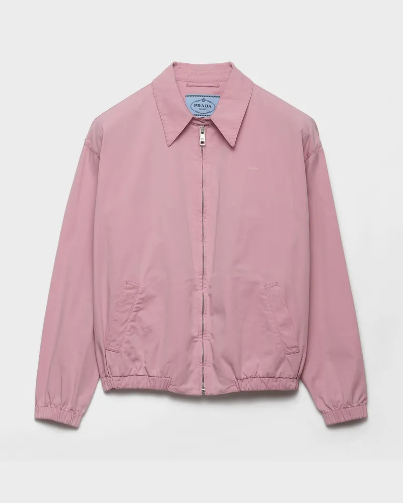 Prada Alte Blousonjacke aus Gabardine Alabasterrosa