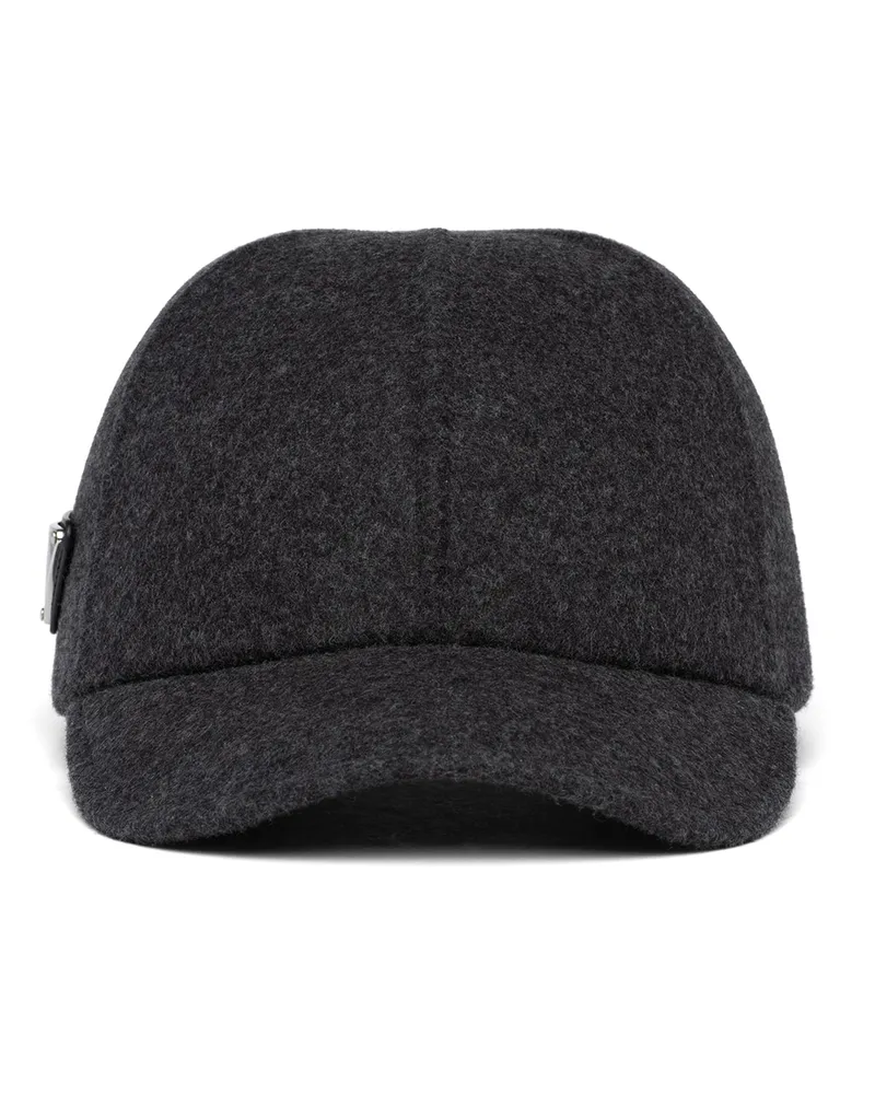 Prada Baseballkappe Aus Filz, Herren, Anthrazitgrau, Größe Anthrazitgrau
