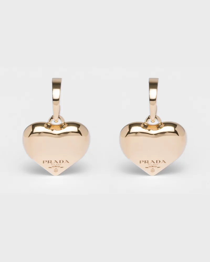 Prada Eternal Gold mittelgroße Ohrhänger aus Gelbgold Gold