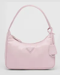 Prada Re-Edition 2000 Mini Bag aus Re-Nylon Alabasterrosa