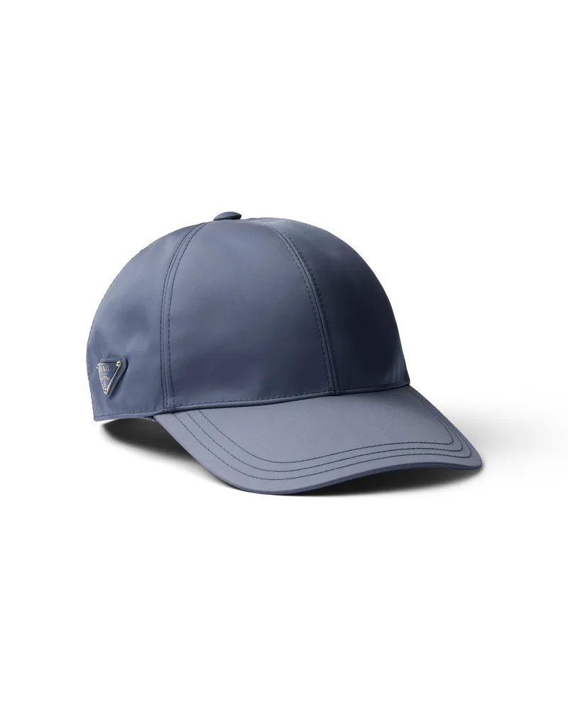 Prada Baseballkappe Aus Re-nylon, Herren, Aviation/blau, Größe Aviation