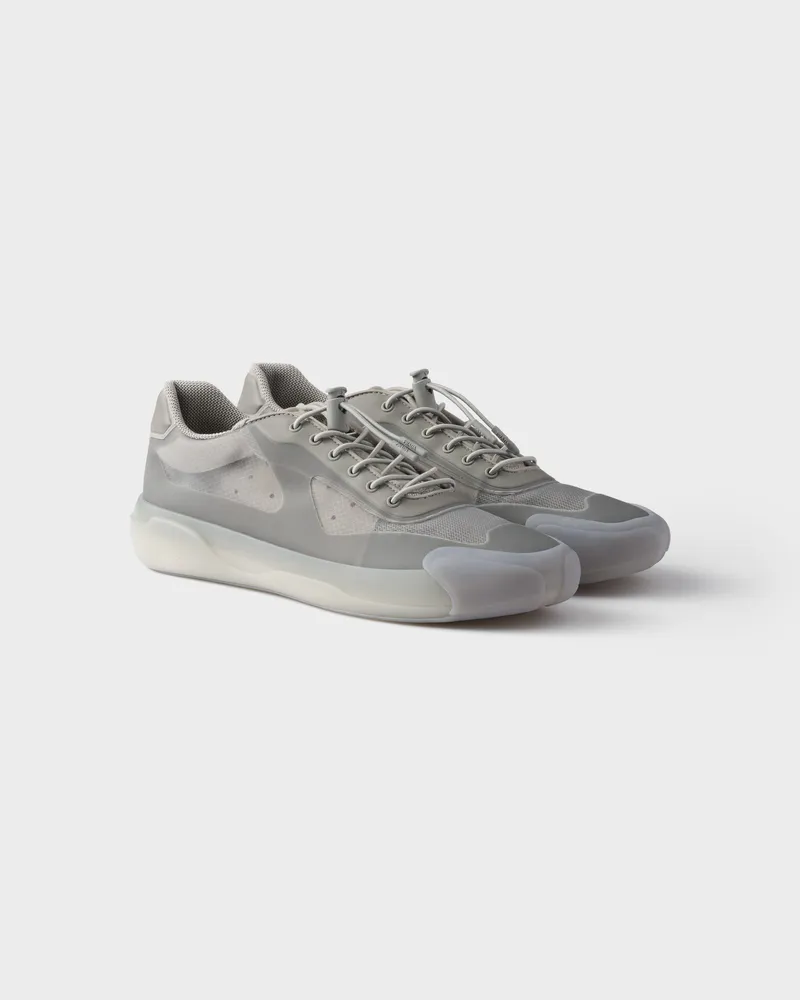 Prada Sneaker aus Funktionsgewebe Grau